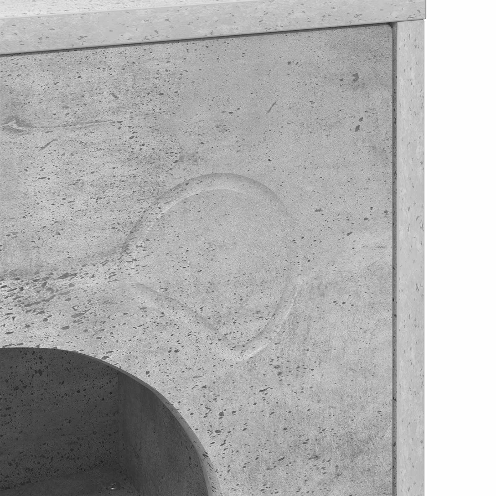 Σπίτι Γάτας Σκυρόδεμα 42,5 x 40 x 53 εκ Επεξεργασμένο Ξύλο