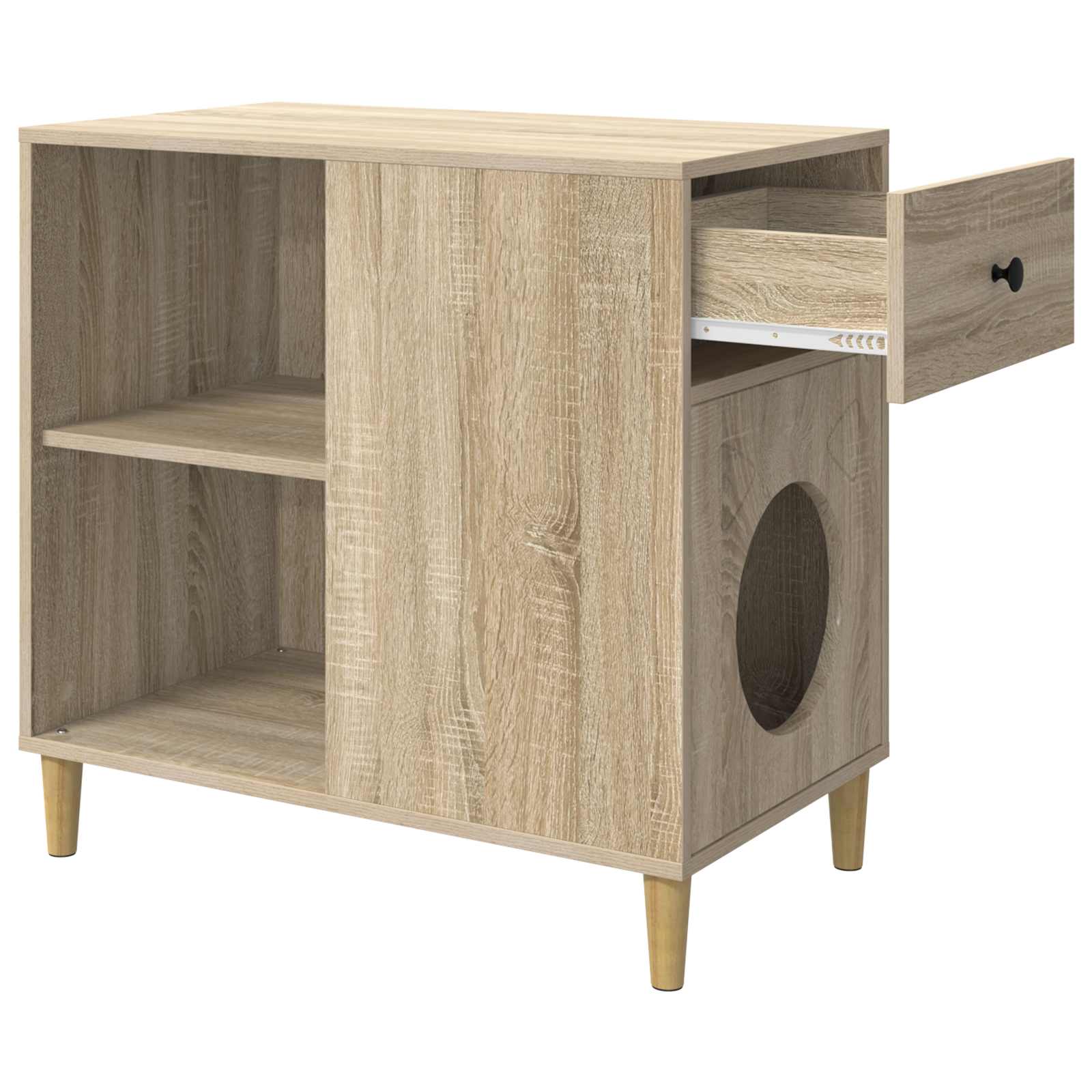 Σπίτι Γάτας Sonoma 72 x 42,5 x 70 εκ. Επεξεργασμένο Ξύλο