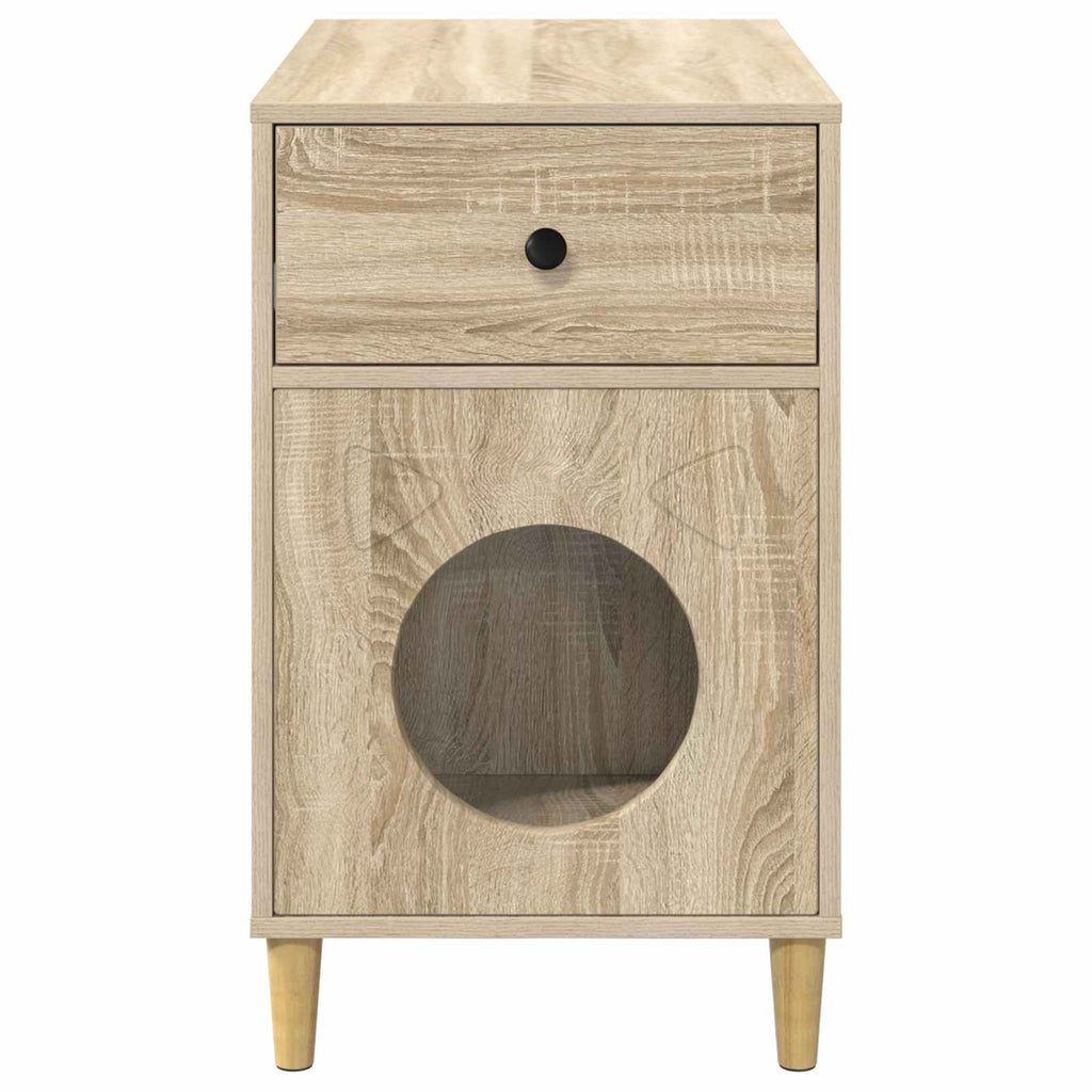 Σπίτι Γάτας Sonoma 72 x 42,5 x 70 εκ. Επεξεργασμένο Ξύλο