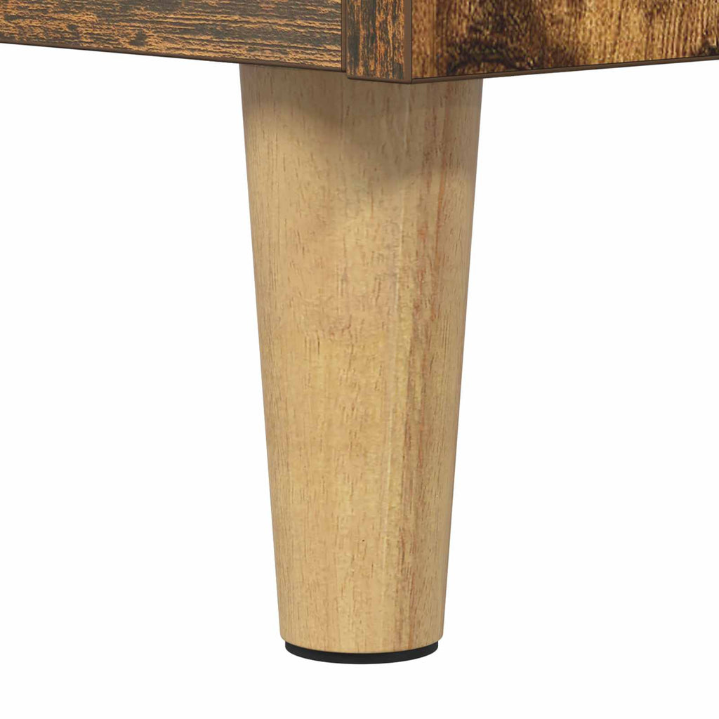Σπίτι Γάτας Καπνισμένο Ξύλο Δρυός 72 x 42,5 x 70 εκ.