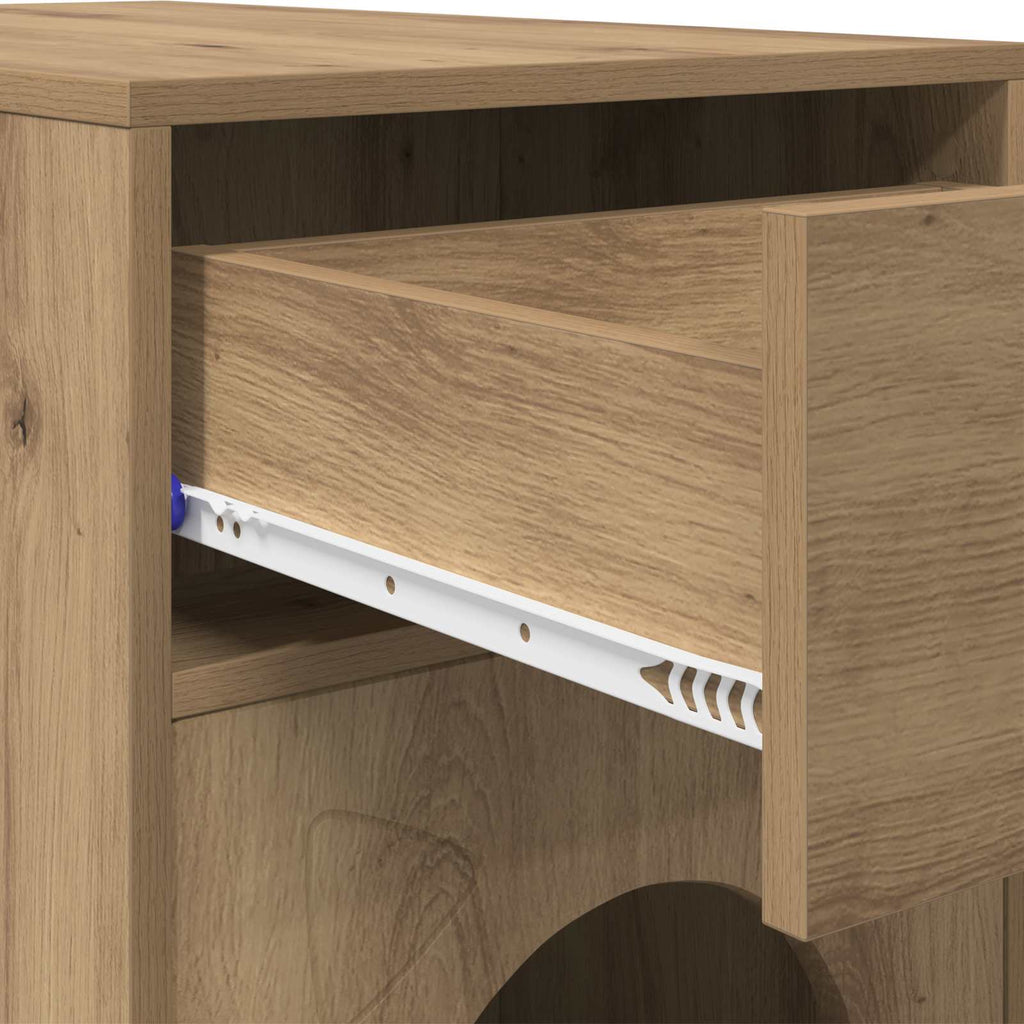 Σπίτι Γάτας Artisian Δρυς 72 x 42,5 x 70 εκ. Επεξεργασμένο Ξύλο