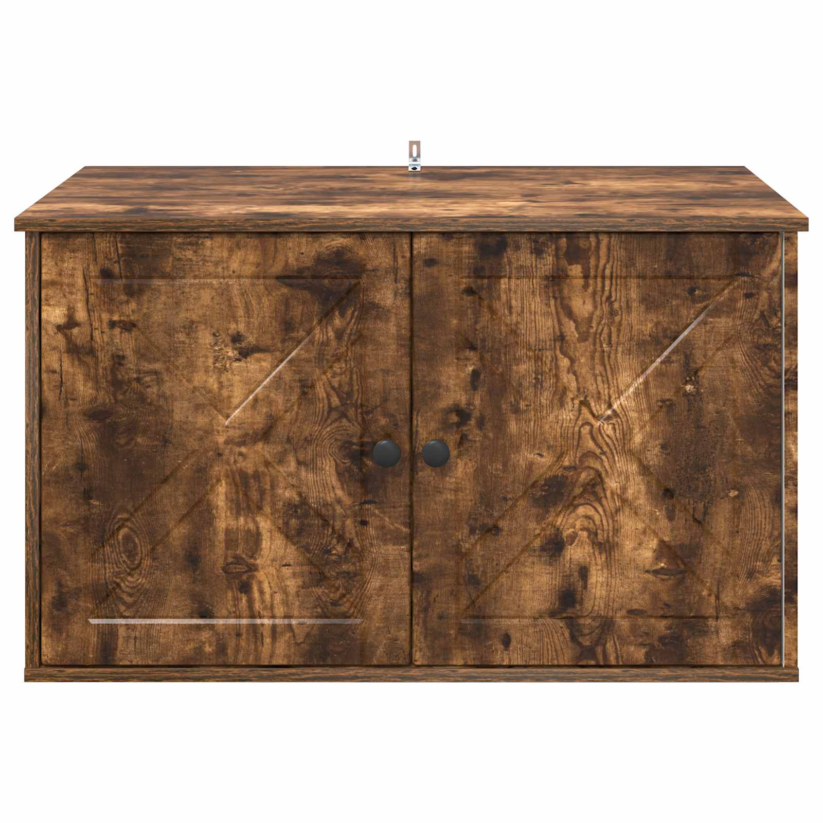 Σπίτι Γάτας Καπνισμένο Ξύλο Δρυός 85 x 55 x 50,5 εκ