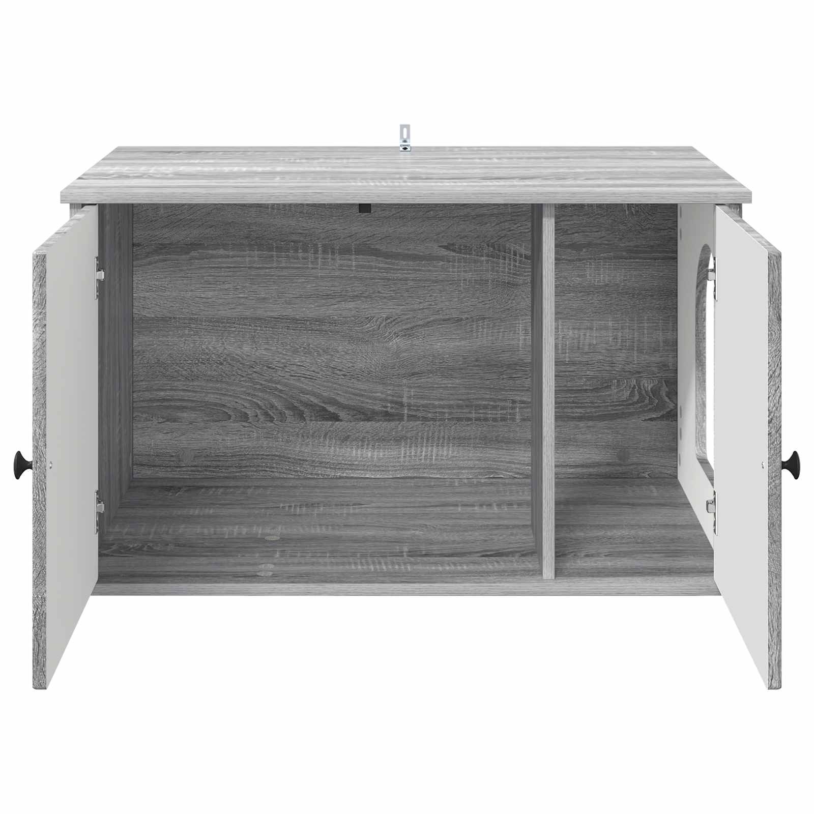 Σπίτι Γάτας Γκρι Sonoma 85 x 55 x 50,5 εκ Επεξεργασμένο Ξύλο