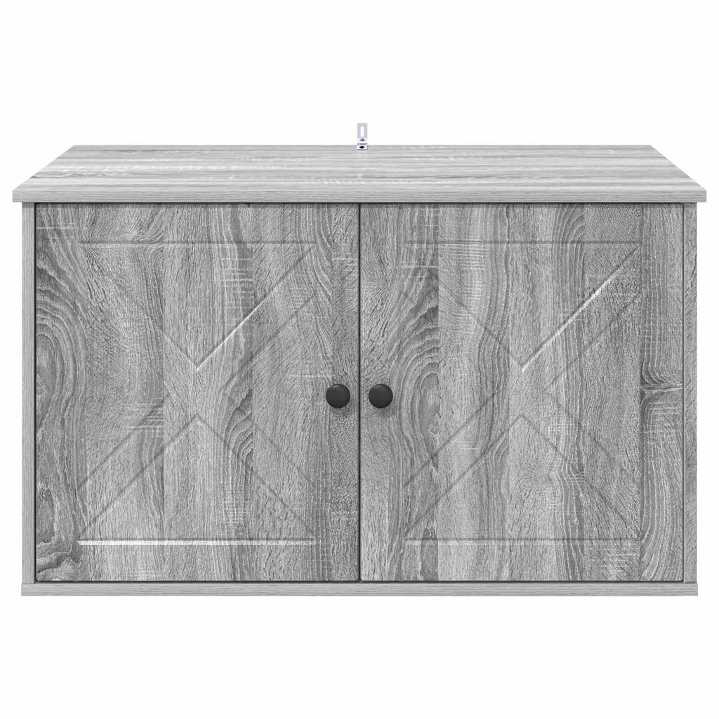 Σπίτι Γάτας Γκρι Sonoma 85 x 55 x 50,5 εκ Επεξεργασμένο Ξύλο