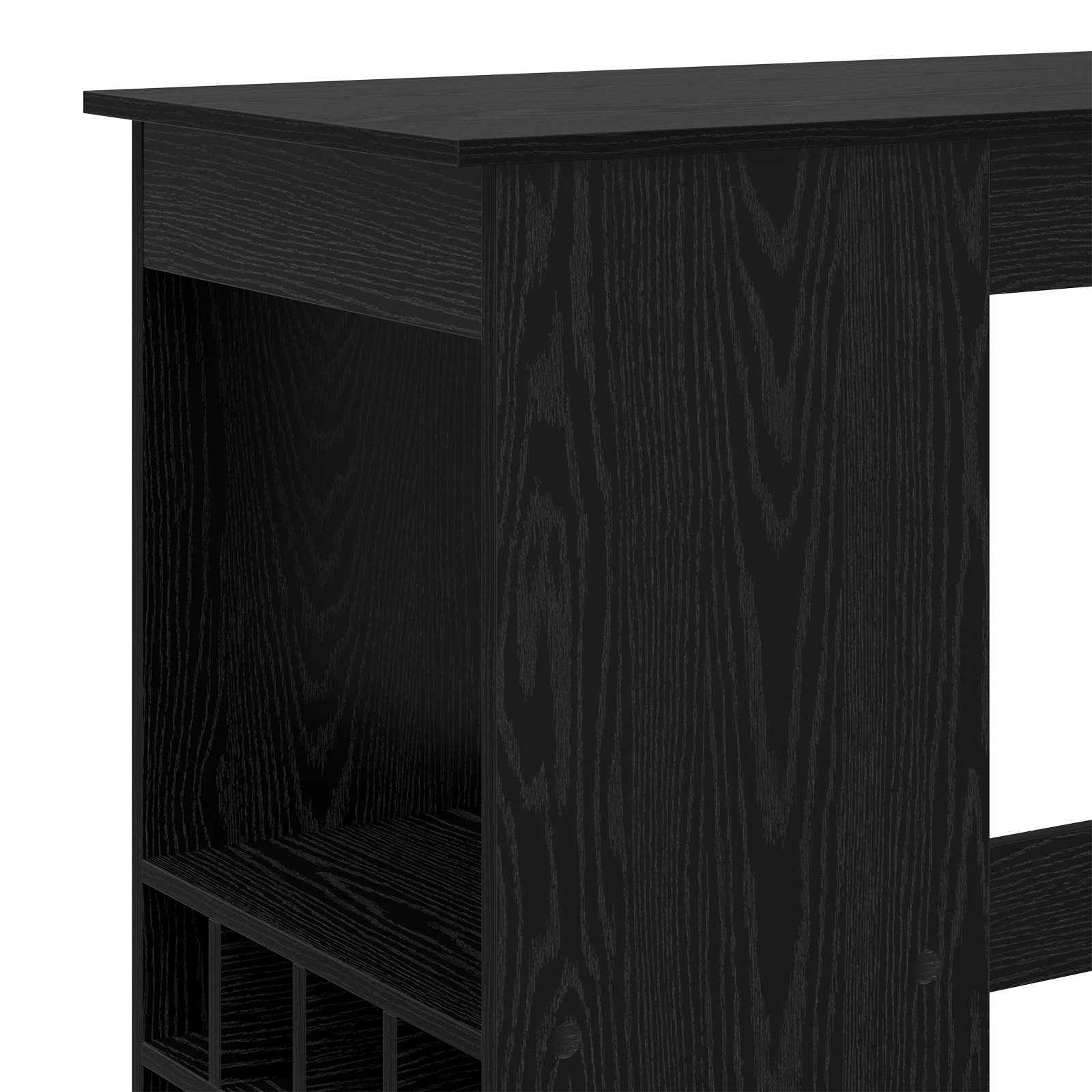 Τραπέζι μπαρ 90 x 47.5 x 103.5 εκ Επεξεργασμένο Ξύλο Μαύρη Οξυά