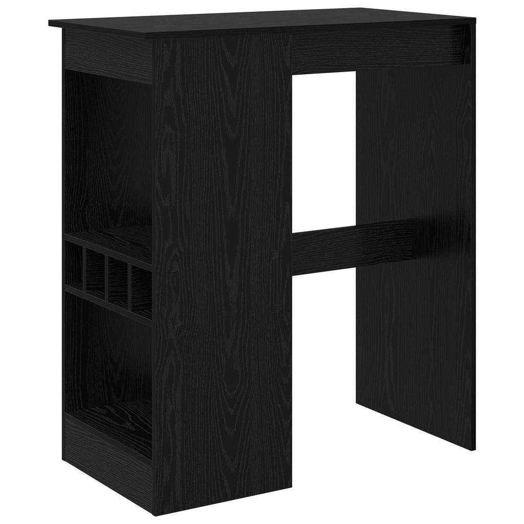 Τραπέζι μπαρ 90 x 47.5 x 103.5 εκ Επεξεργασμένο Ξύλο Μαύρη Οξυά