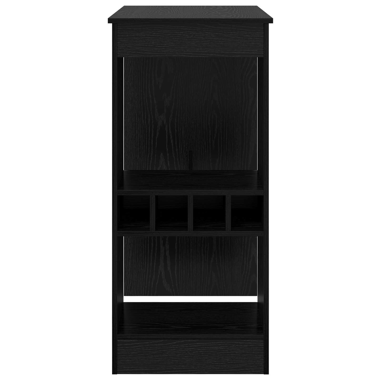 Τραπέζι μπαρ 90 x 47.5 x 103.5 εκ Επεξεργασμένο Ξύλο Μαύρη Οξυά