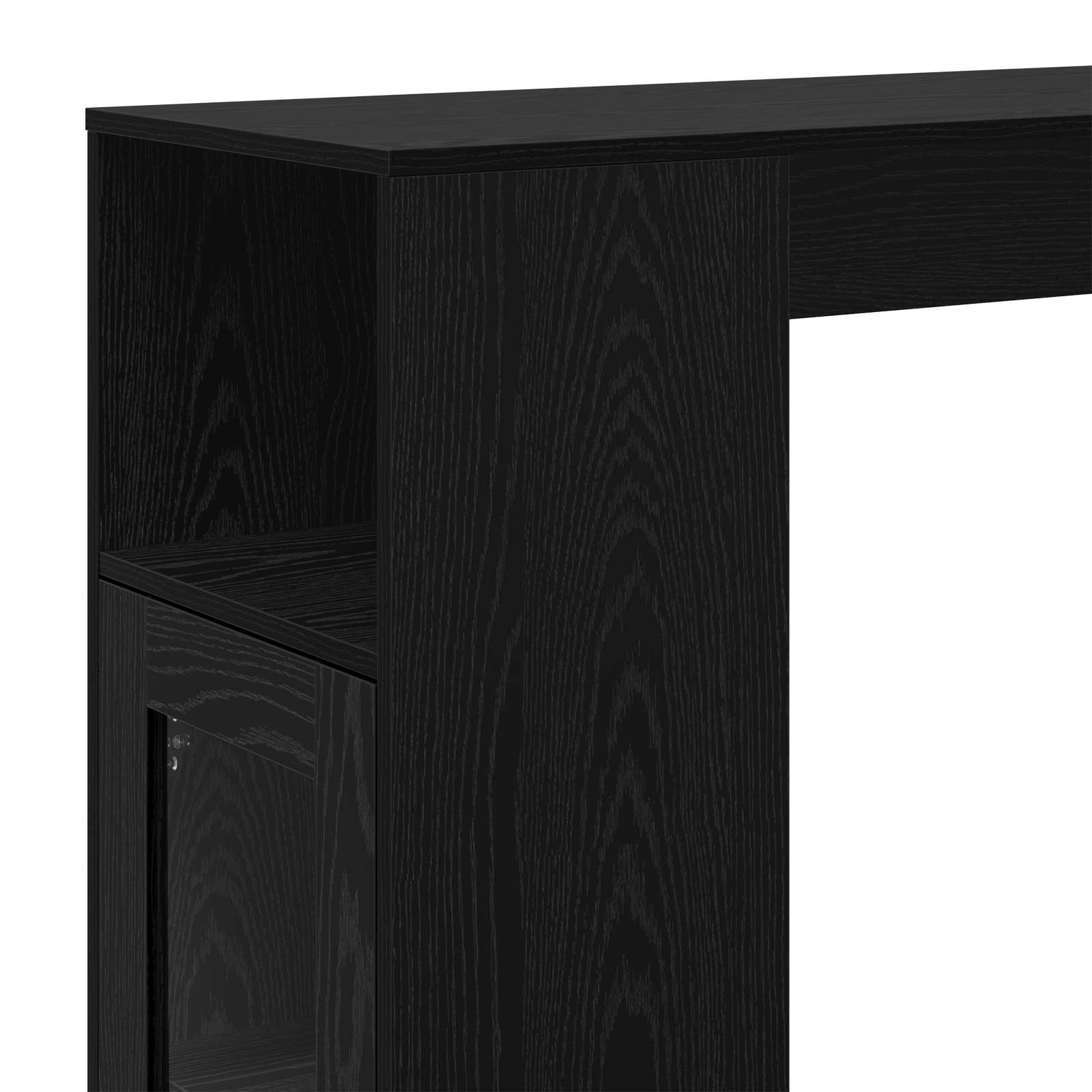 Τραπέζι μπαρ 101 x 40 x 103,5 εκ Επεξεργασμένο Ξύλο Μαύρη Οξυά