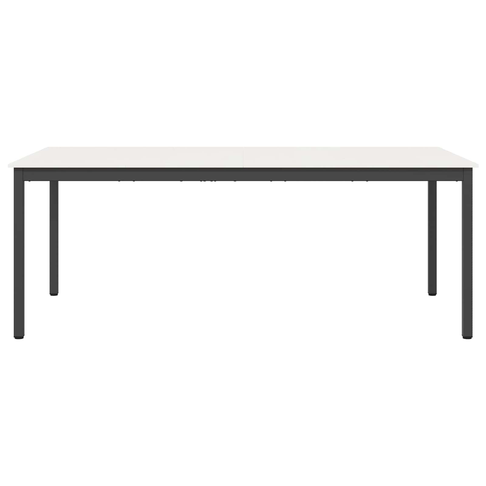 Τραπεζαρία Λευκό 200 x 100 x 75 cm Στερεά ξυλεία πεύκου