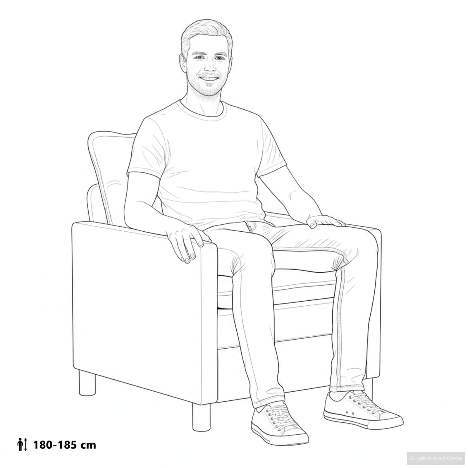 Σετ Καναπέ 2 τμχ. Μαύρο Ύφασμα