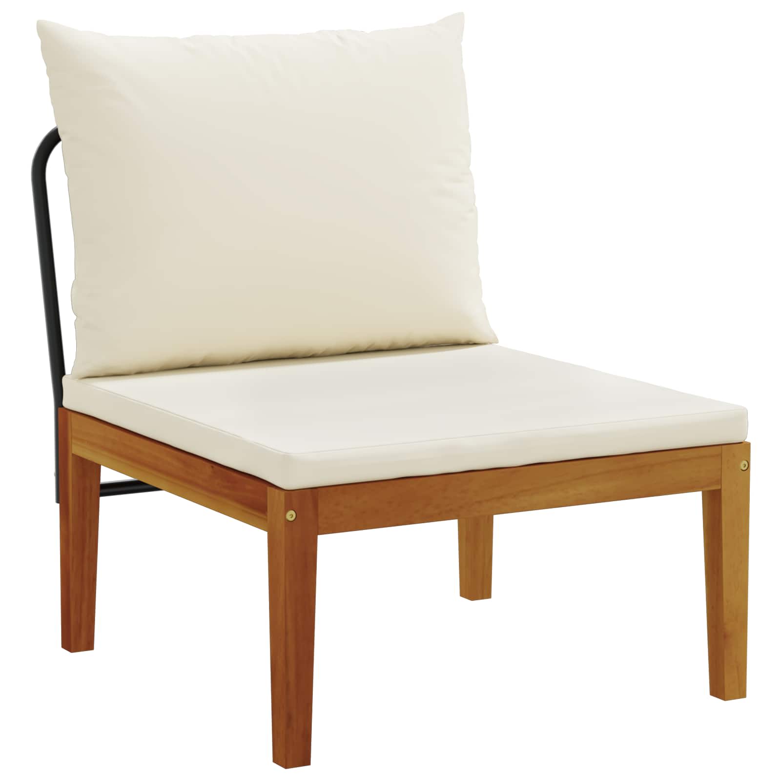 8 τμχ. Στερεό Acacia Ξύλο & Σχοινί Φυσικό