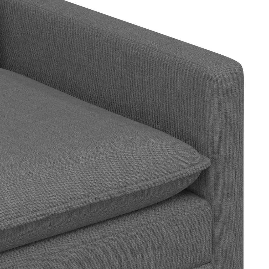 Καναπές Σκούρο Γκρι 126 x 81 x 87,5 εκ Ύφασμα