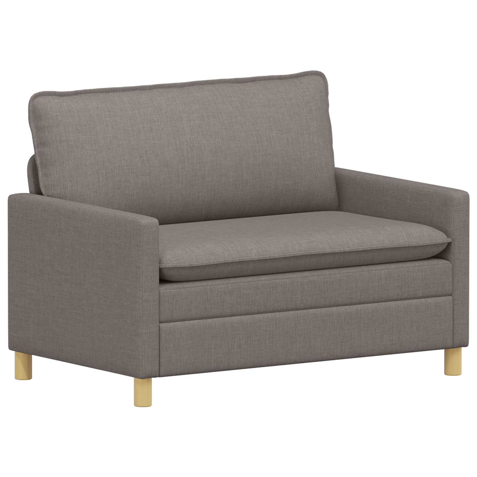 Καναπές Taupe 126 x 81 x 87,5 εκ Ύφασμα