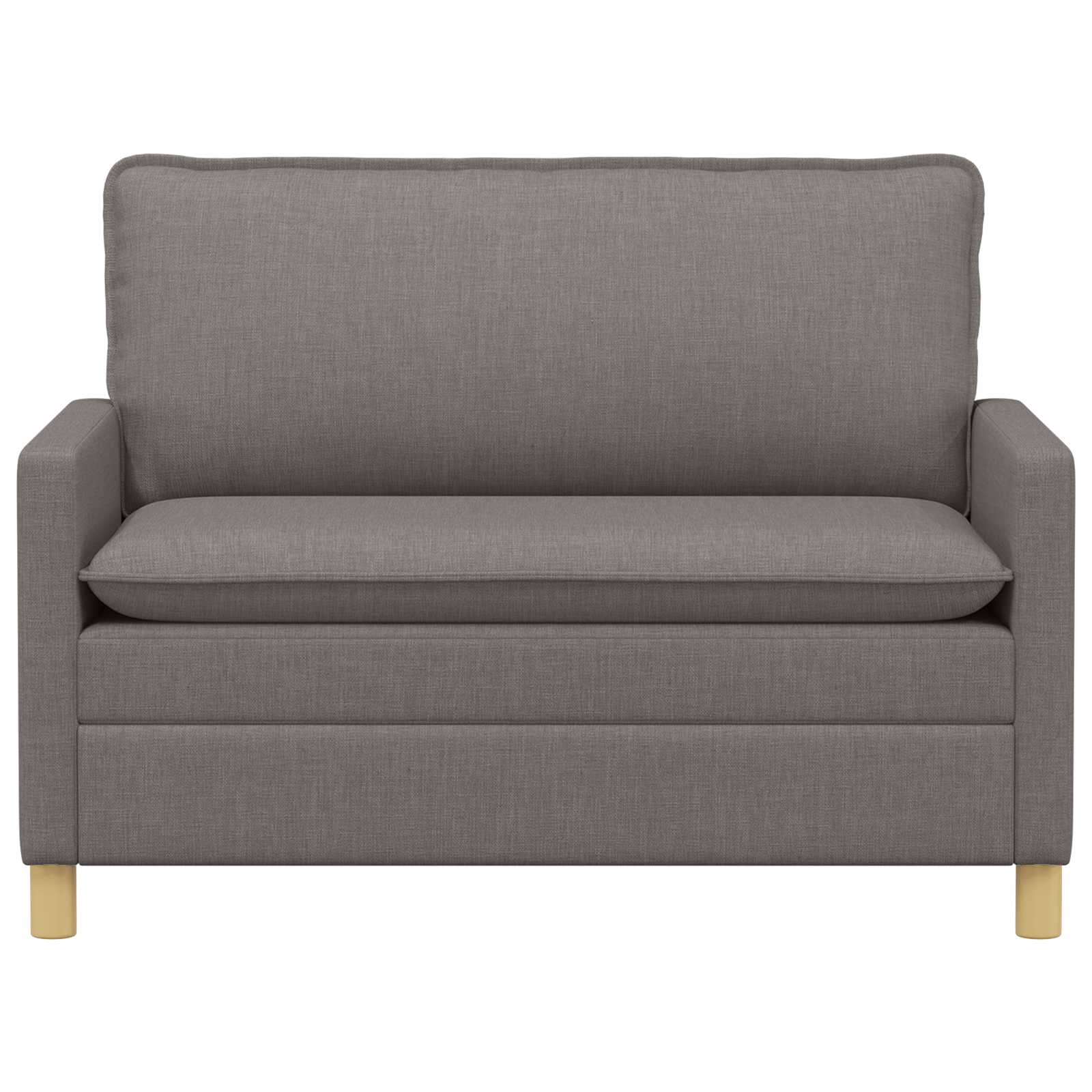 Καναπές Taupe 126 x 81 x 87,5 εκ Ύφασμα