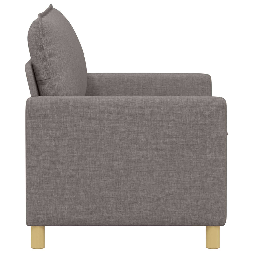 Καναπές Taupe 126 x 81 x 87,5 εκ Ύφασμα