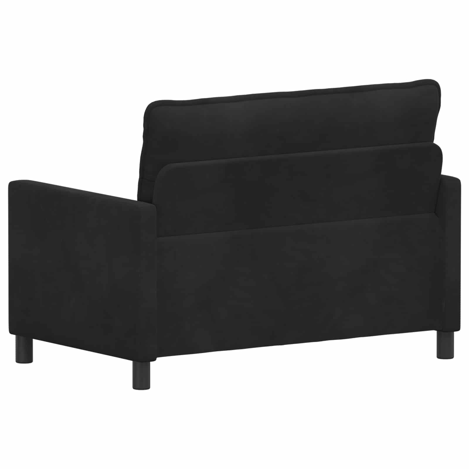 Καναπές Μαύρο 126 x 81 x 87,5 εκ Βελούδο