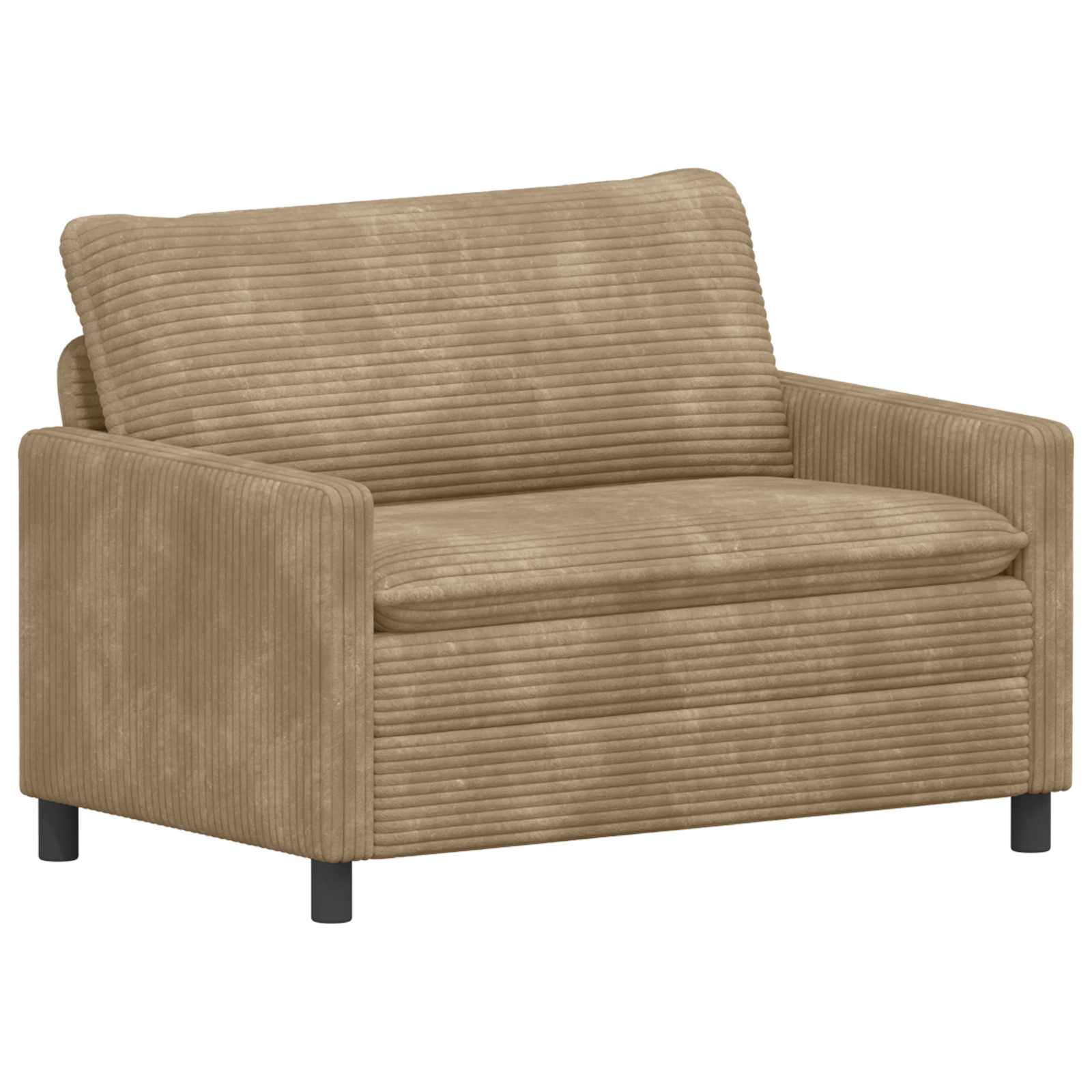 Καναπές Taupe 126 x 81 x 87,5 εκ Πολυεστέρας