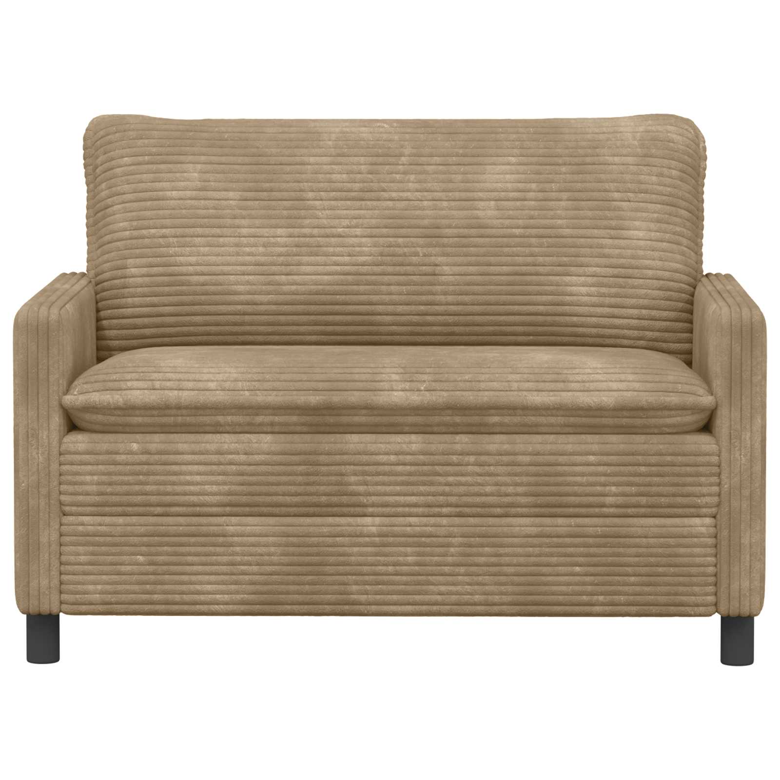 Καναπές Taupe 126 x 81 x 87,5 εκ Πολυεστέρας