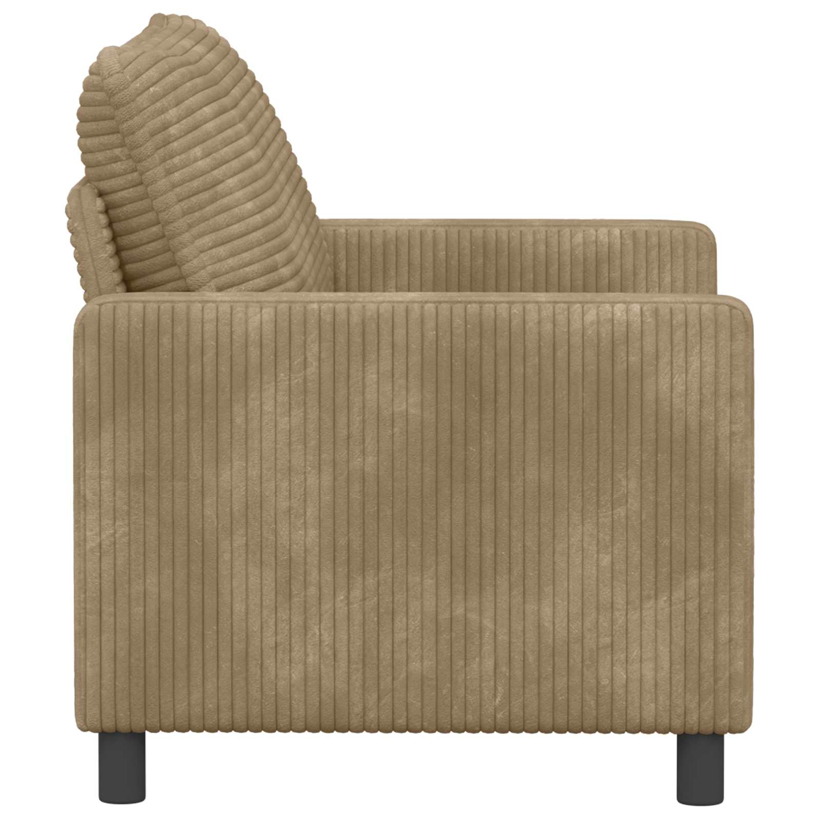Καναπές Taupe 126 x 81 x 87,5 εκ Πολυεστέρας