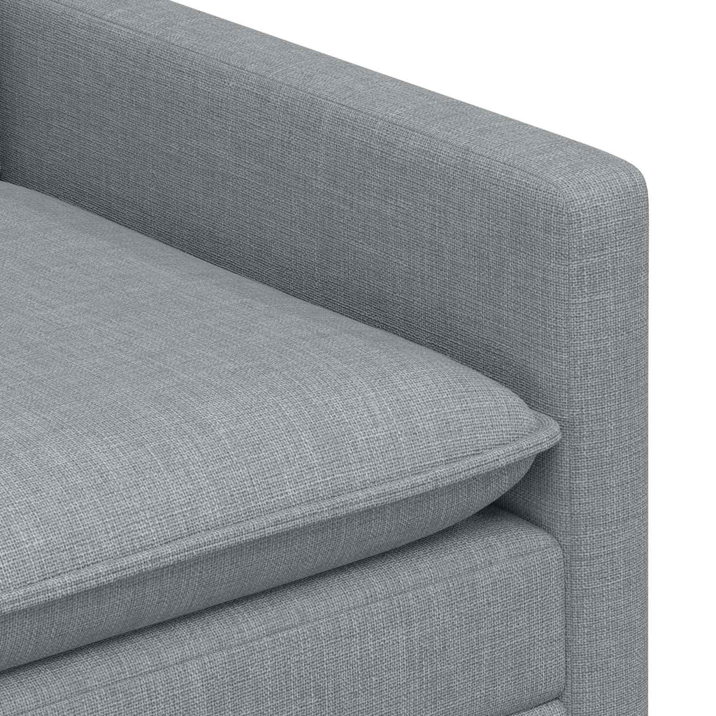 Καναπές Ανοιχτό γκρι 156 x 81 x 87,5 εκ Ύφασμα