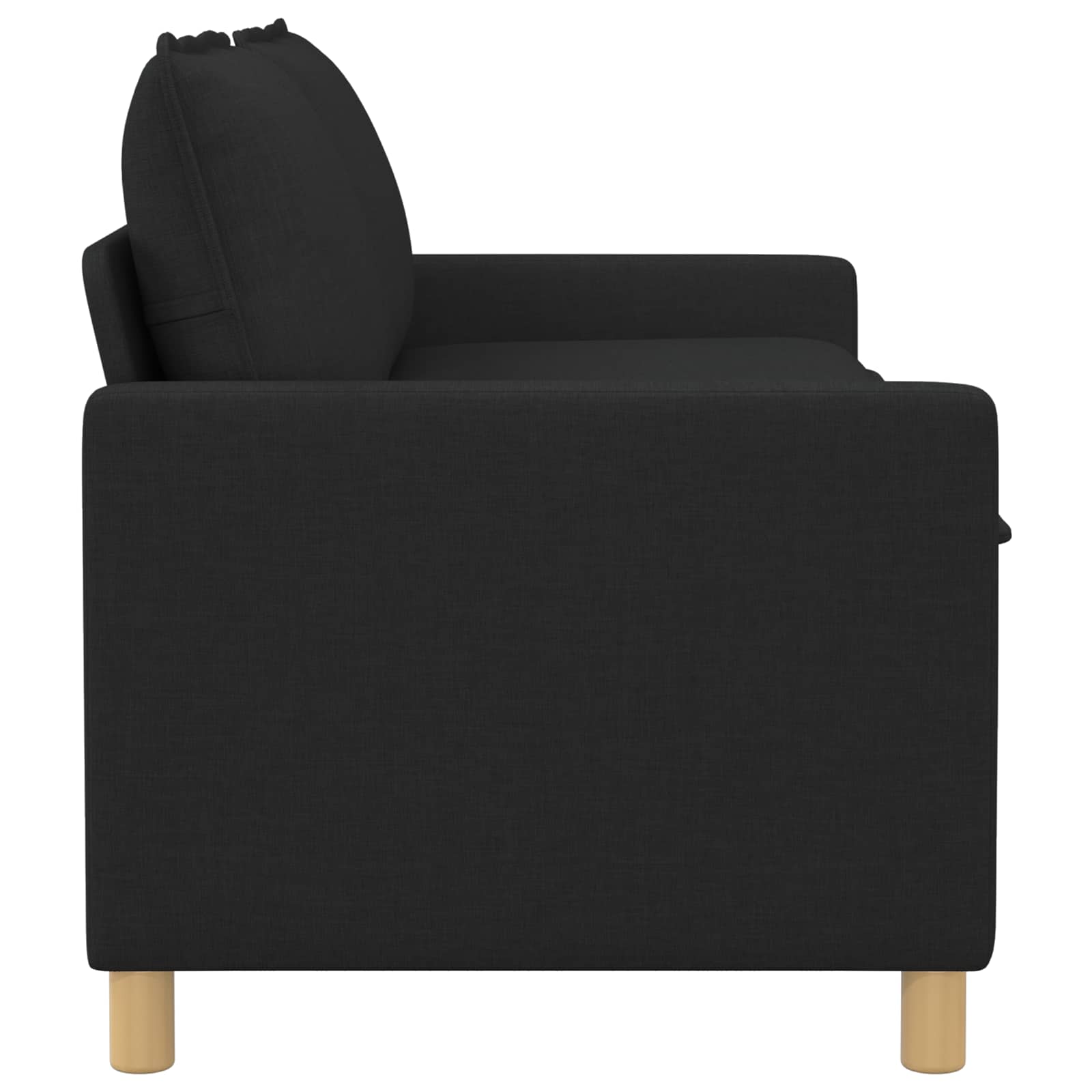 Καναπές Μαύρο 156 x 81 x 87,5 εκ Ύφασμα