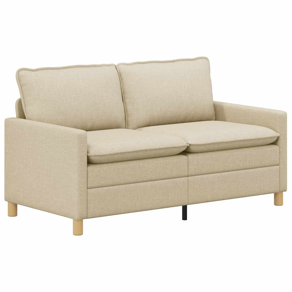 Καναπές Κρεμ 156 x 81 x 87,5 εκ Ύφασμα