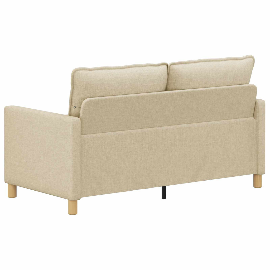 Καναπές Κρεμ 156 x 81 x 87,5 εκ Ύφασμα