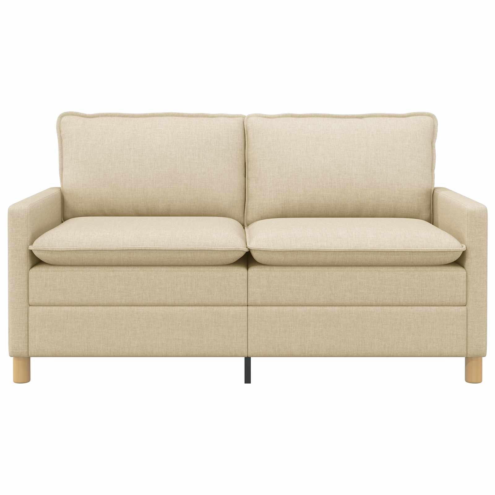 Καναπές Κρεμ 156 x 81 x 87,5 εκ Ύφασμα