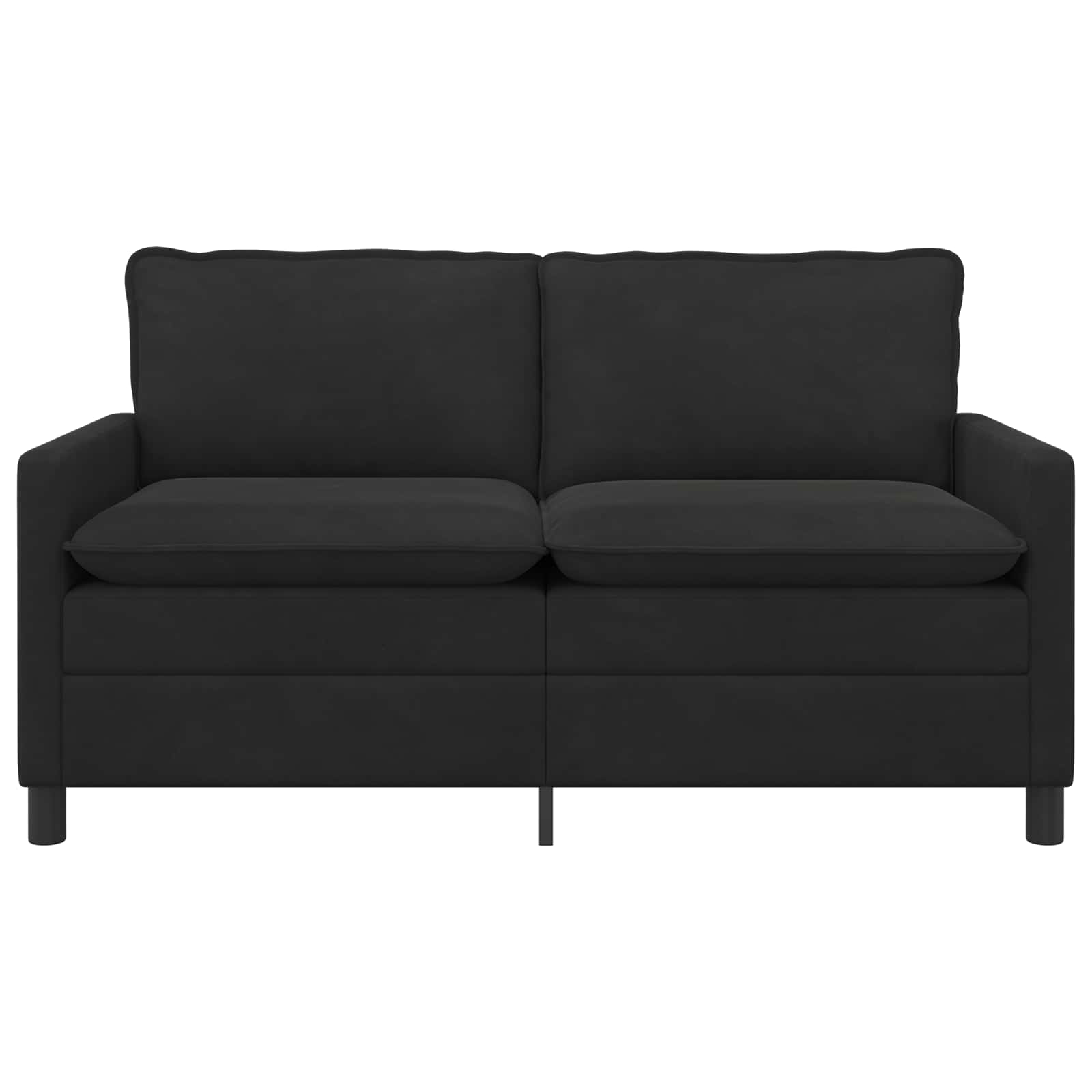 Καναπές Μαύρο 156 x 81 x 87,5 εκ Βελούδο