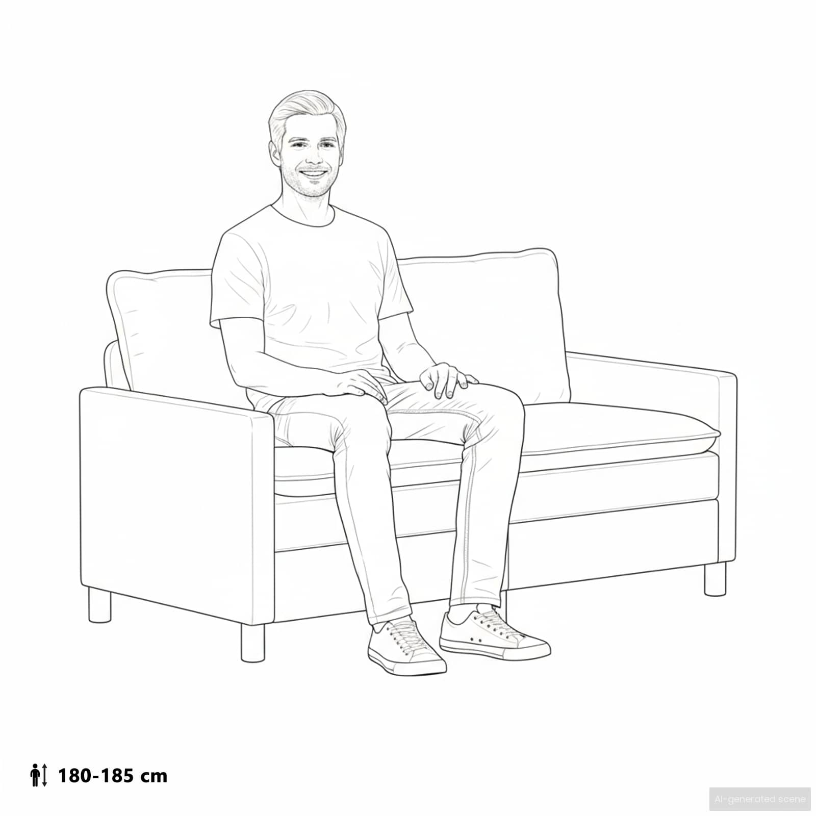 Καναπές Τζαγκουάρ Πράσινο 156 x 81 x 87,5 εκ Ύφασμα