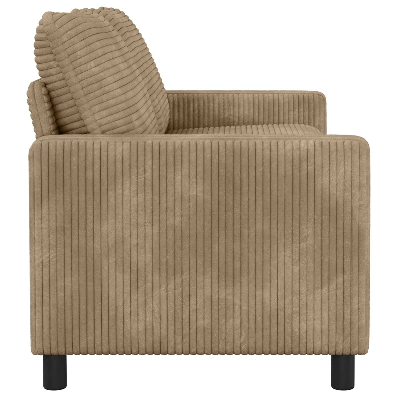 Καναπές Taupe 156 x 81 x 87,5 εκ Πολυεστέρας