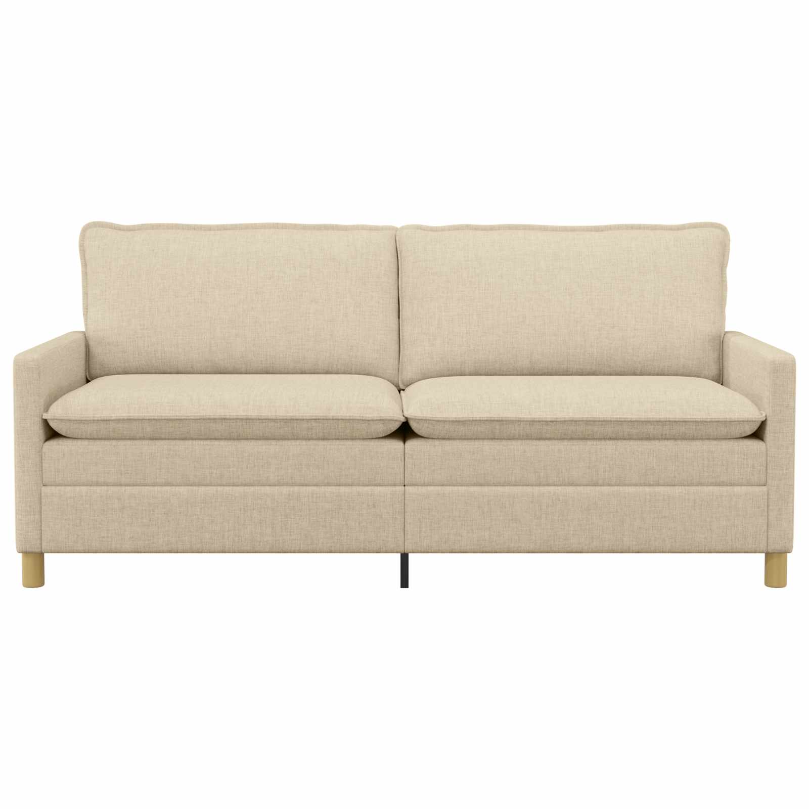Καναπές Κρεμ 196 x 81 x 87,5 εκ. Ύφασμα