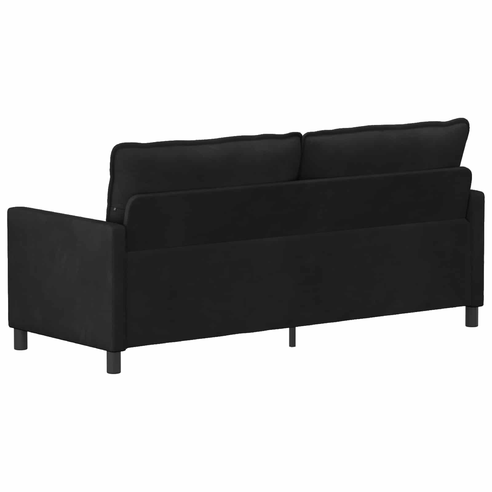 Καναπές Μαύρο 196 x 81 x 87,5 εκ. Βελούδο