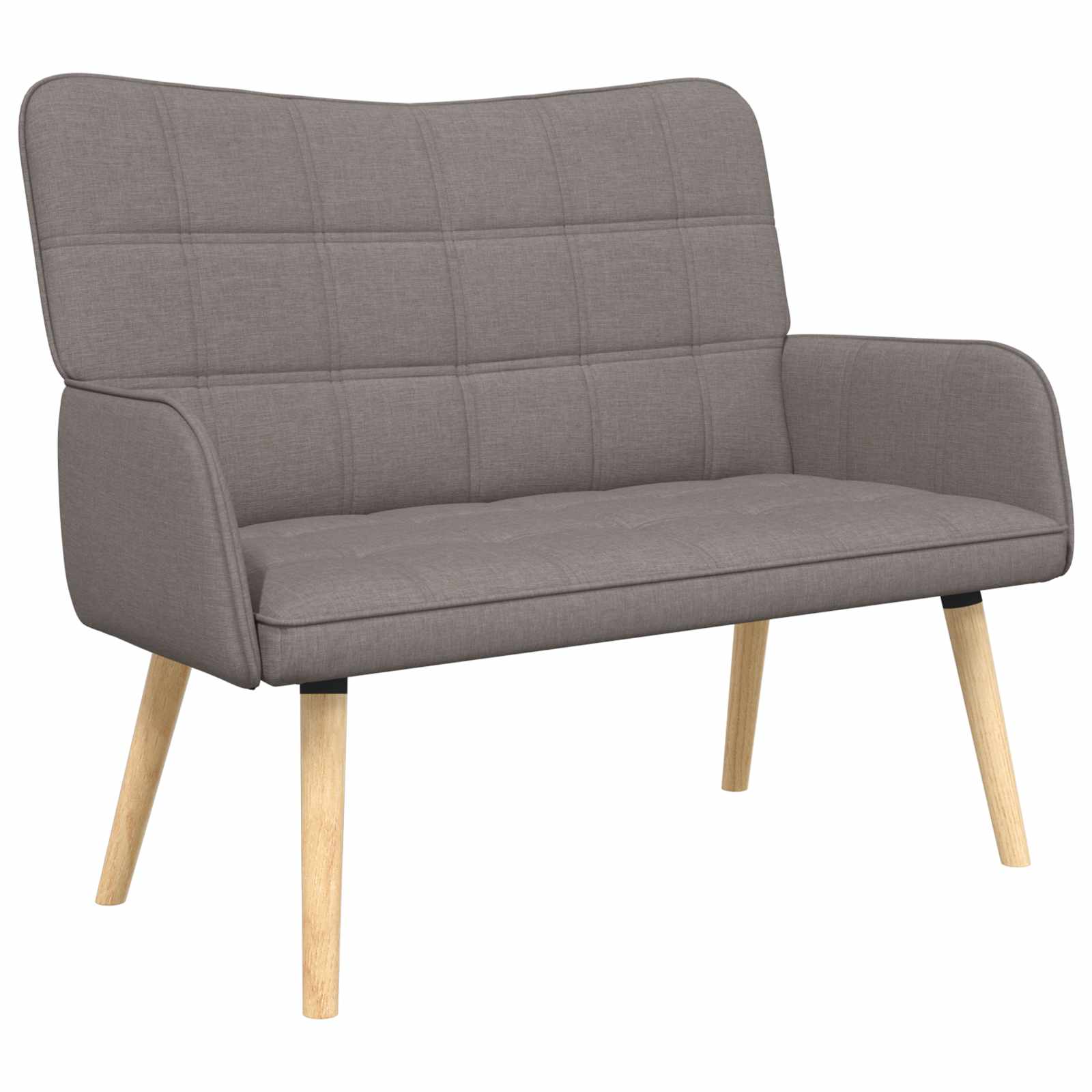 Καναπές 2 ατόμων Taupe 115 x 61 x 87 εκ. Ύφασμα