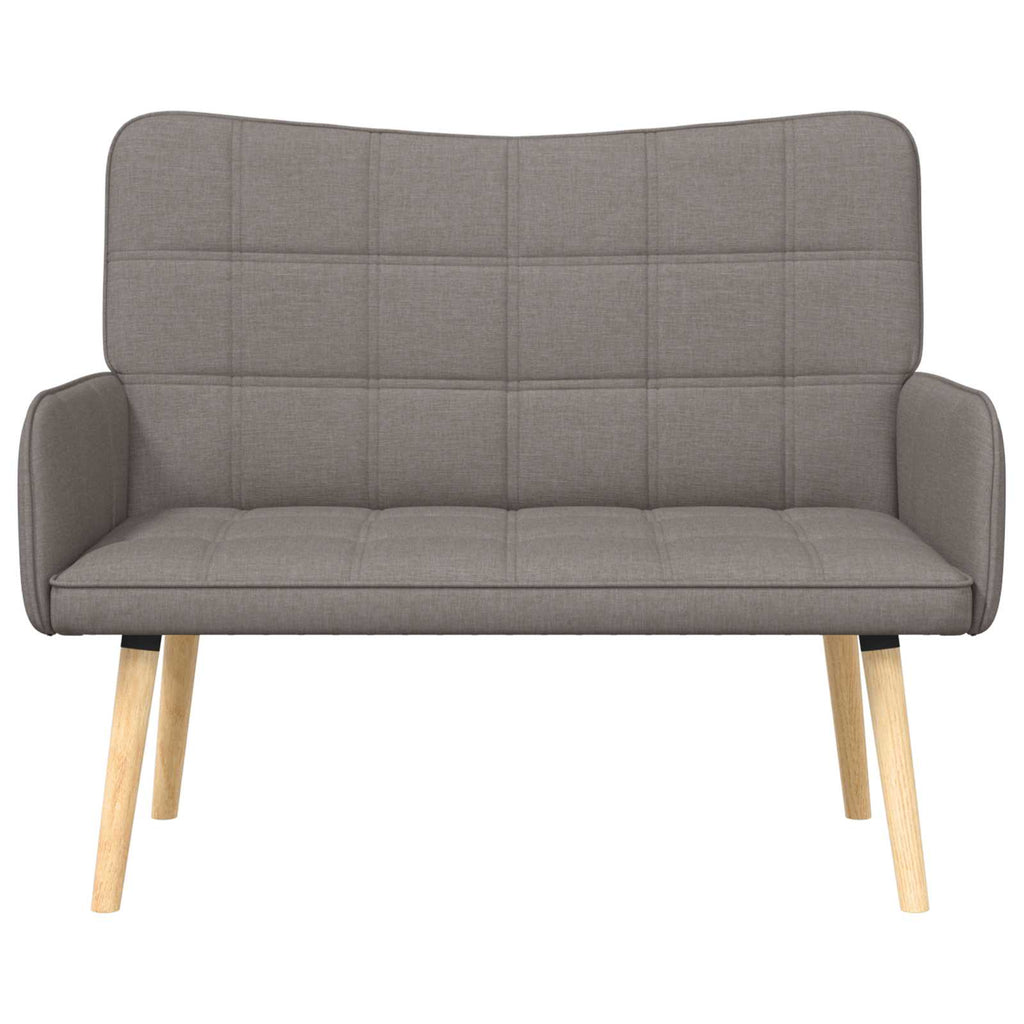 Καναπές 2 ατόμων Taupe 115 x 61 x 87 εκ. Ύφασμα