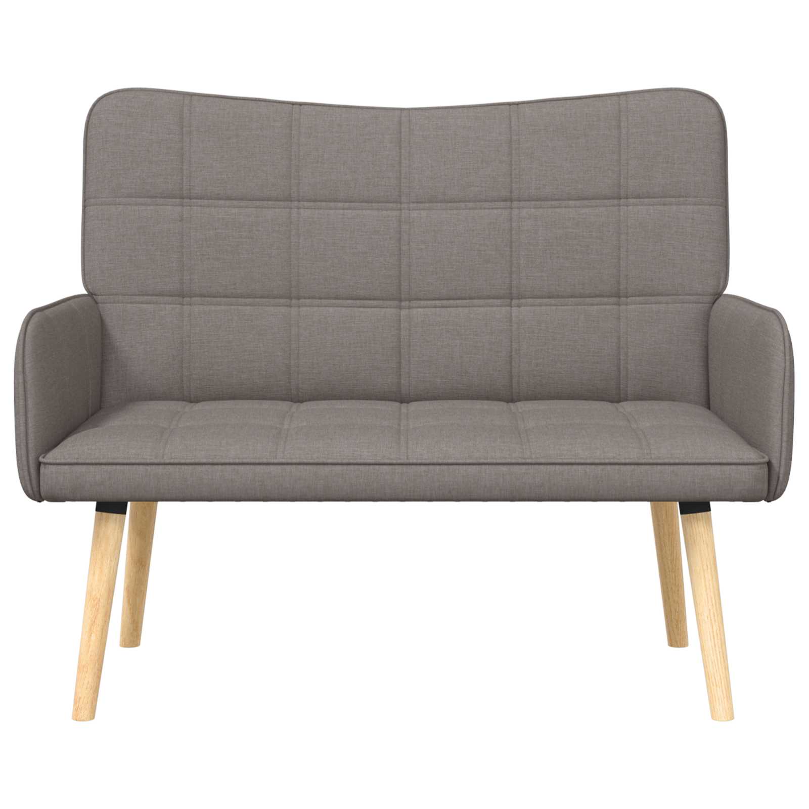 Καναπές 2 ατόμων Taupe 115 x 61 x 87 εκ. Ύφασμα