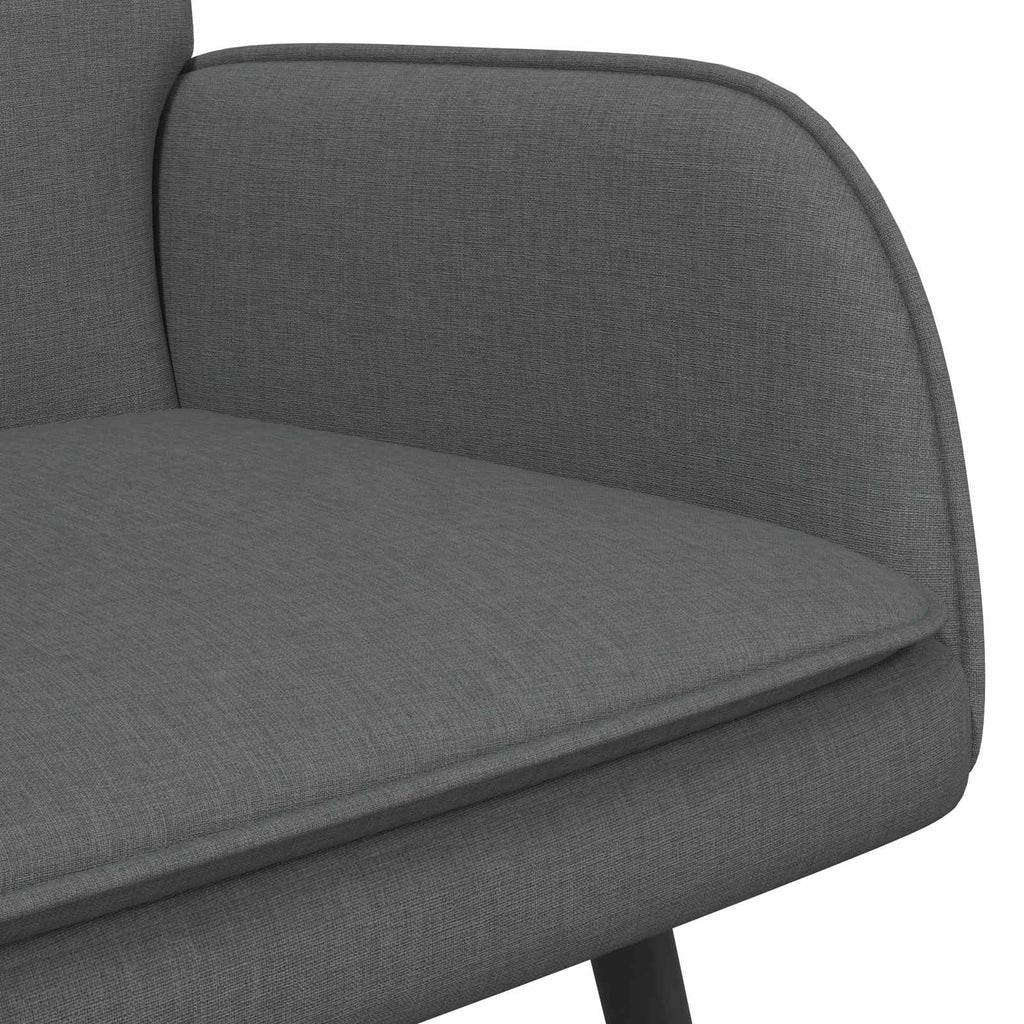 Καναπές 2 ατόμων Σκούρο Γκρι 115 x 61 x 87 εκ. Ύφασμα