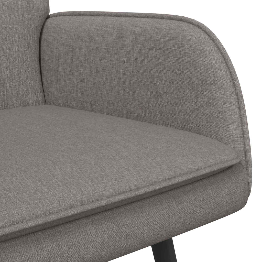 Καναπές 2 ατόμων Taupe 115 x 61 x 87 εκ. Ύφασμα