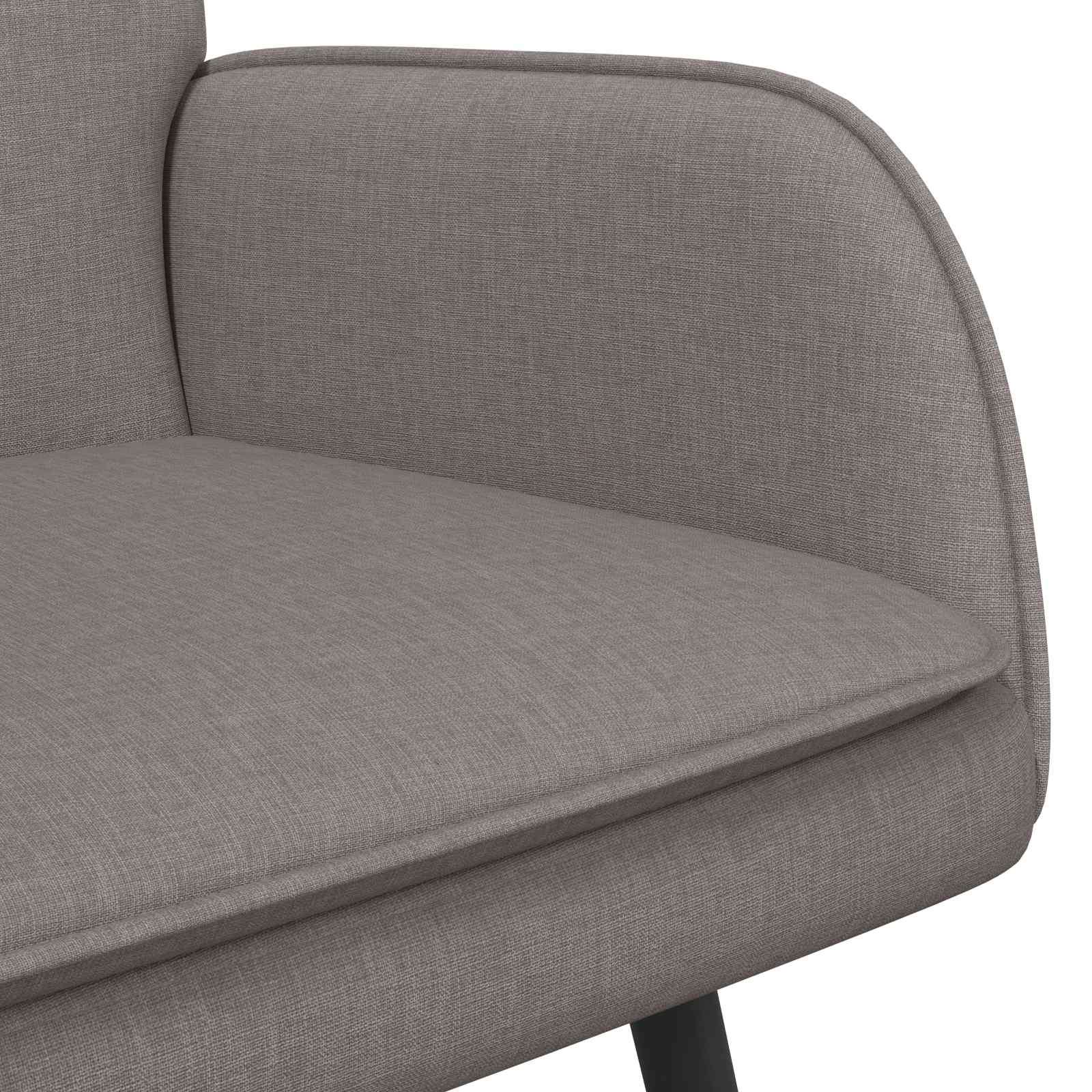 Καναπές 2 ατόμων Taupe 115 x 61 x 87 εκ. Ύφασμα