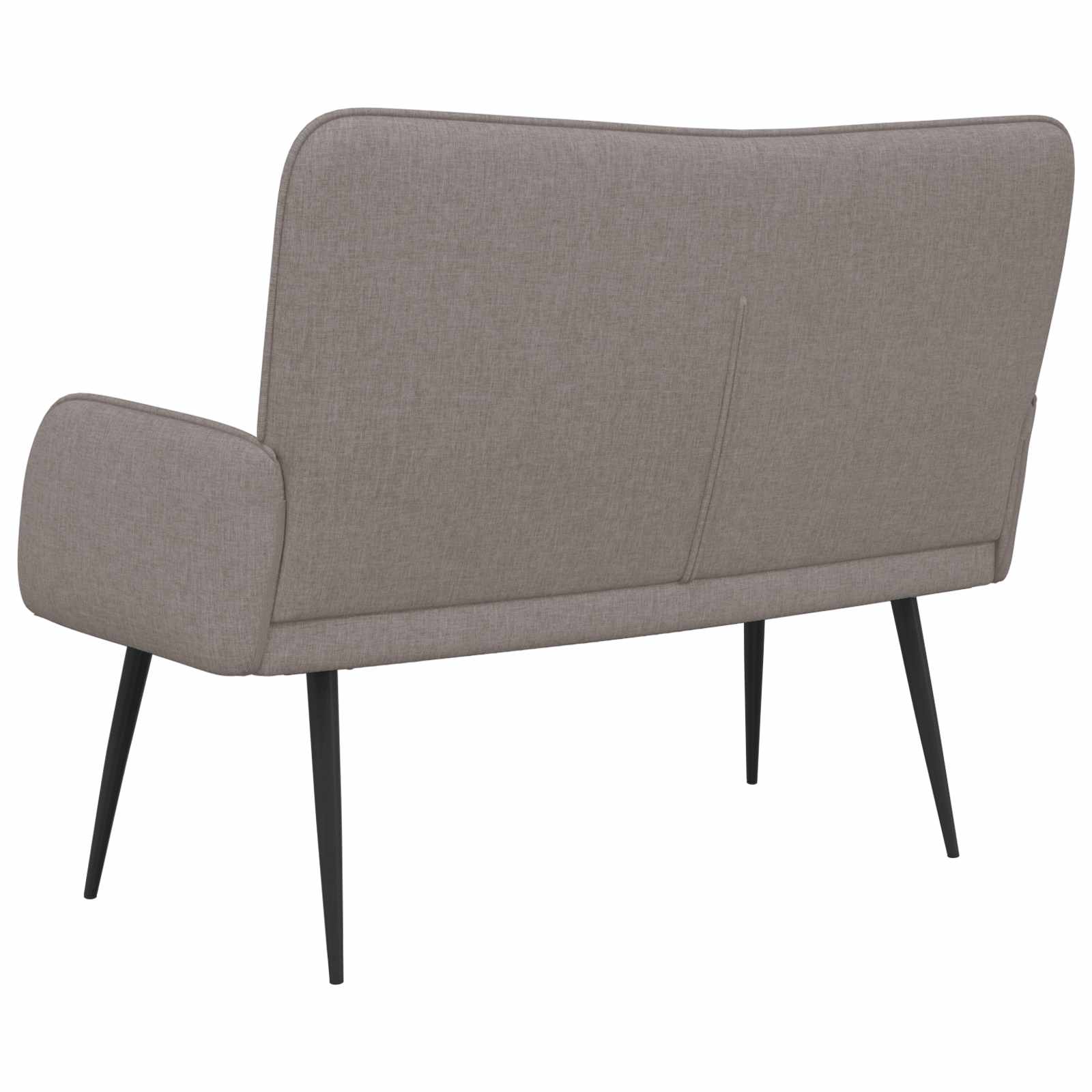 Καναπές 2 ατόμων Taupe 115 x 61 x 87 εκ. Ύφασμα