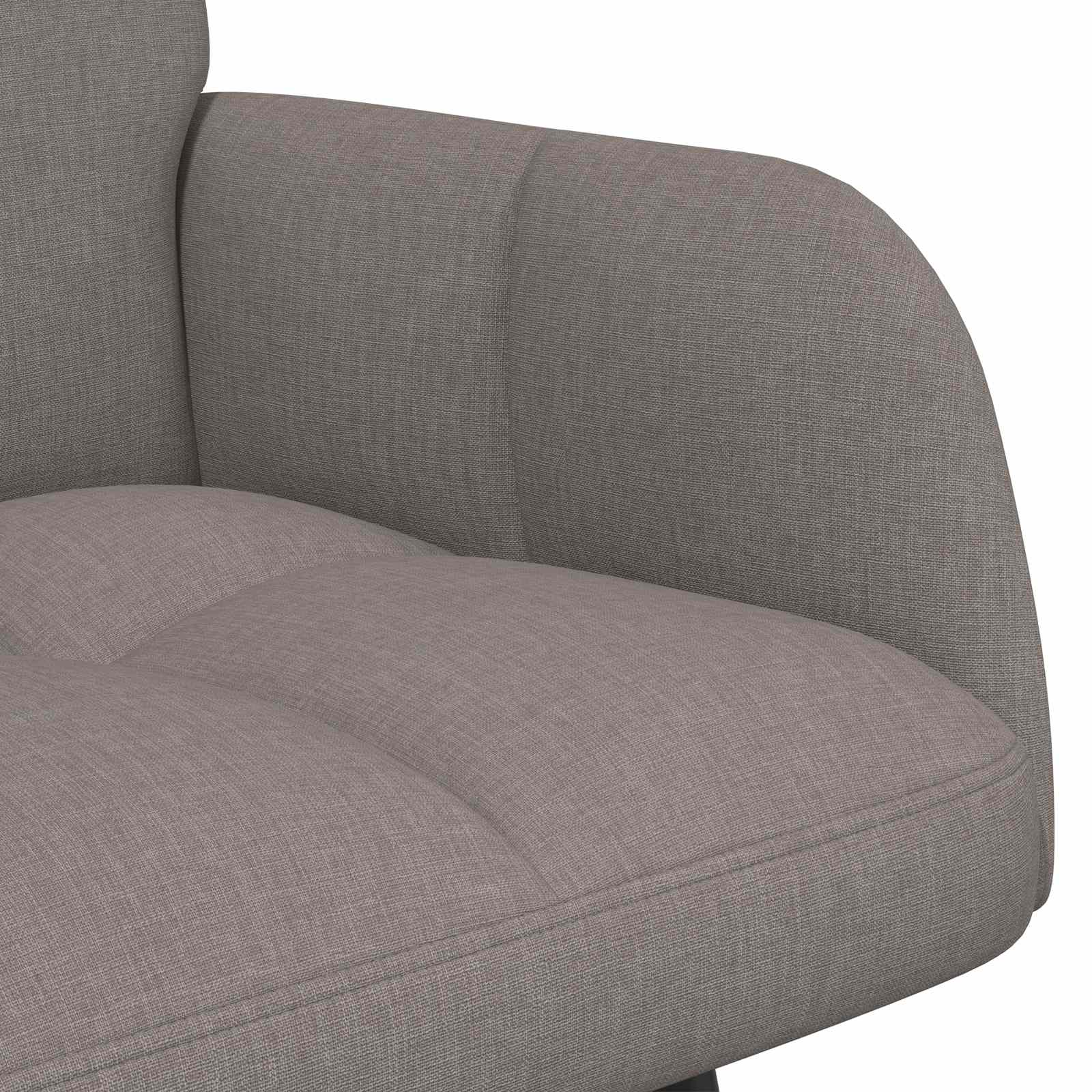 Καναπές 2 ατόμων Taupe 115 x 61 x 87 εκ. Ύφασμα