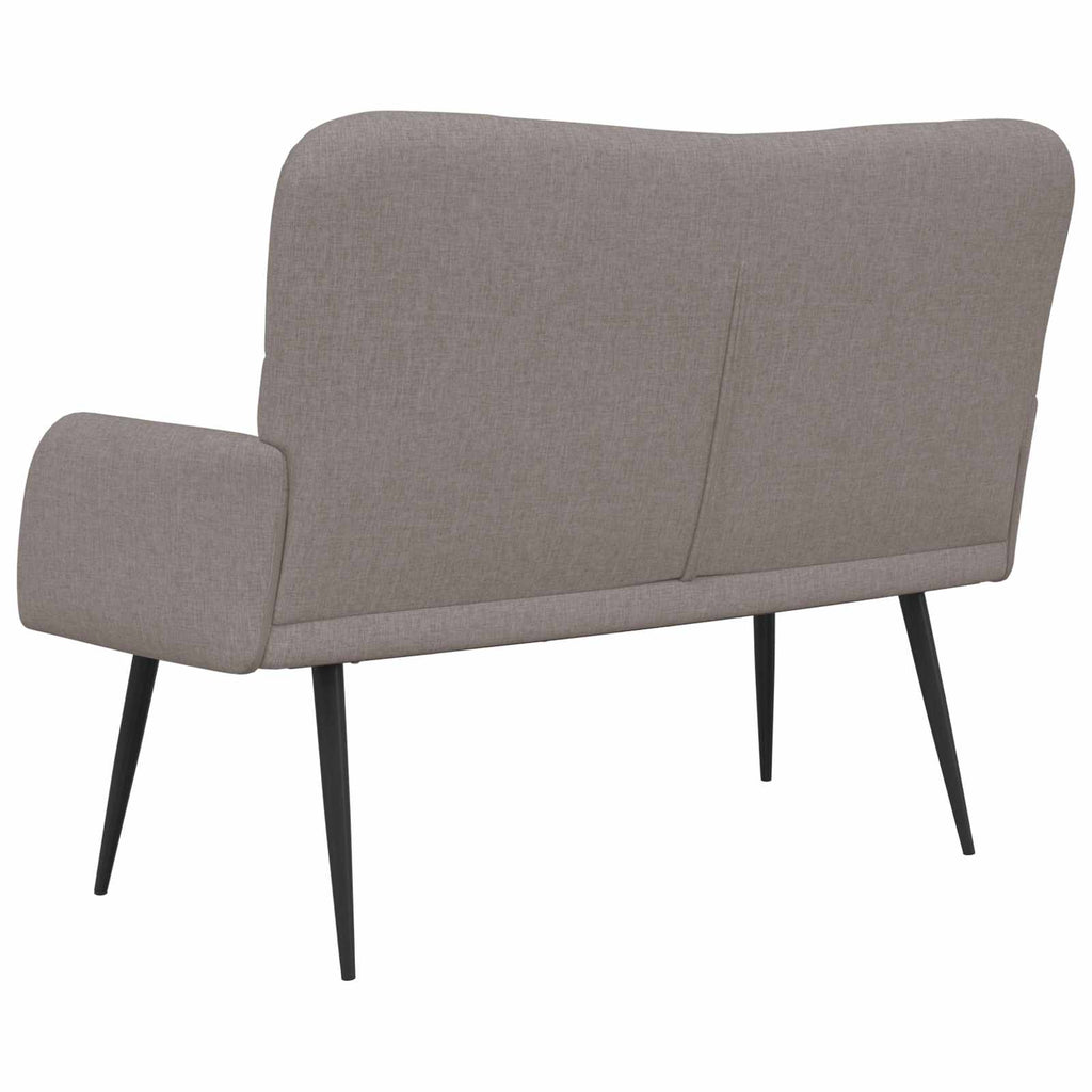 Καναπές 2 ατόμων Taupe 115 x 61 x 87 εκ. Ύφασμα