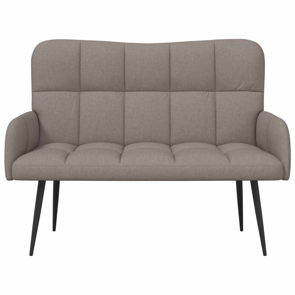 Καναπές 2 ατόμων Taupe 115 x 61 x 87 εκ. Ύφασμα