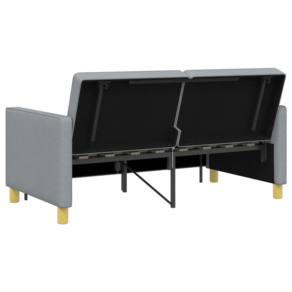Καναπές Κρεβάτι Ανοιχτό γκρι 154 x 94,5 x 80,5 εκ