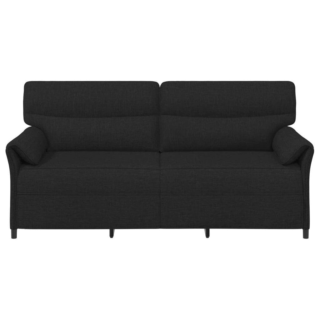 3-Θέσιος καναπές Μαύρο 198 x 83 x 95 εκ. Ύφασμα