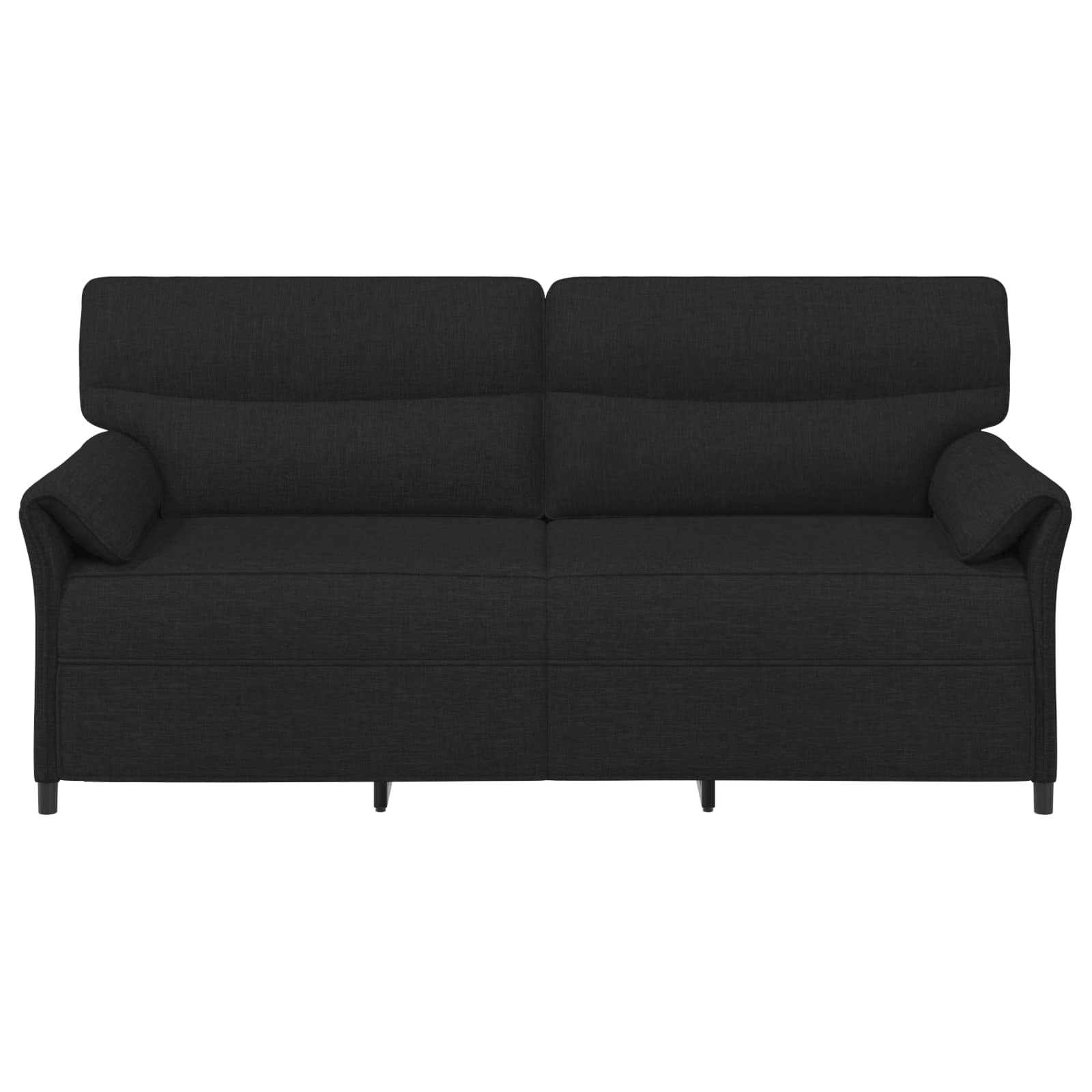 3-Θέσιος καναπές Μαύρο 198 x 83 x 95 εκ. Ύφασμα