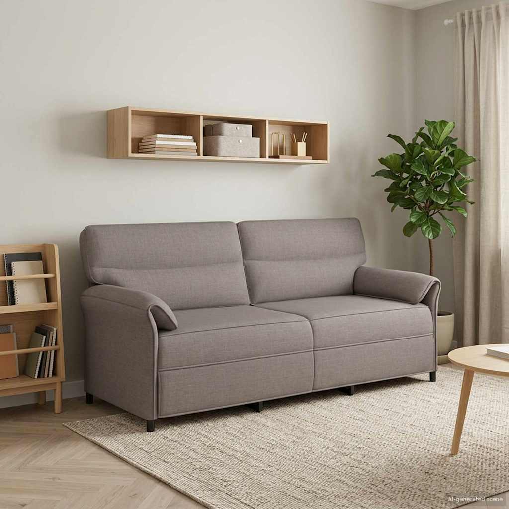 3-Θέσιος καναπές Taupe 198 x 83 x 95 εκ.