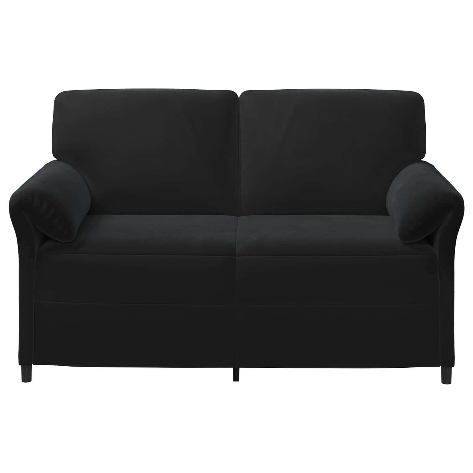 Καναπές 2 ατόμων Μαύρο 158 x 83 x 95 εκ Βελούδο