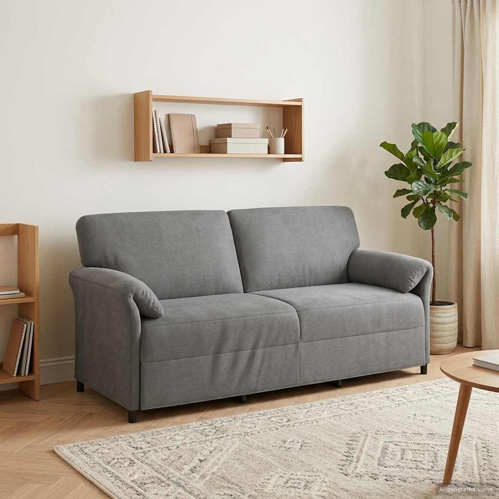 3-Θέσιος καναπές Σκούρο Γκρι 198 x 83 x 95 εκ. Βελούδο