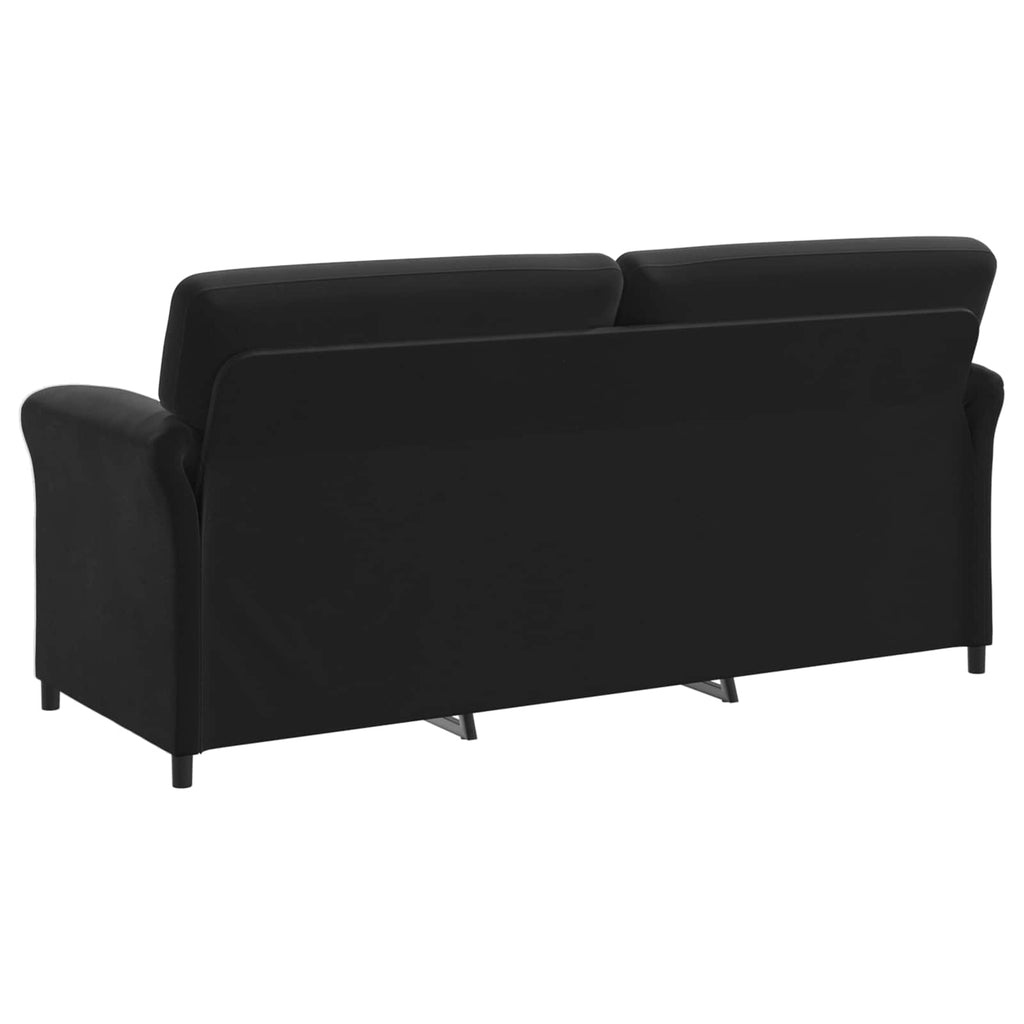 3-Θέσιος καναπές Μαύρο 198 x 83 x 95 εκ. Βελούδο